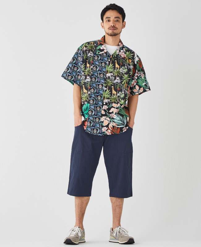 クリフメイヤー[公式] ツギハギアロハシャツ MENS 2445101