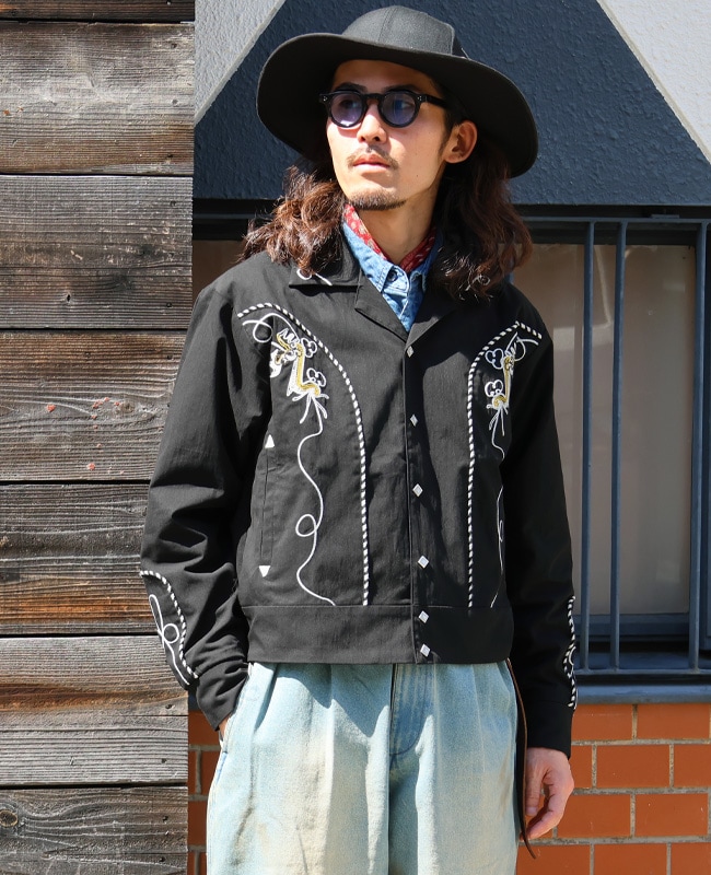 クリフメイヤー[公式] スーベニア刺繍ウエスタンジャケット MENS