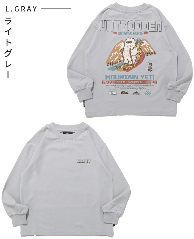 クリフメイヤー[公式] ストレッチ天竺プリントロンT(雪雄) KIDS J2615304