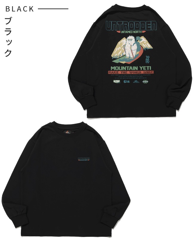 クリフメイヤー[公式] ストレッチ天竺プリントロンT(雪雄) KIDS J2615304