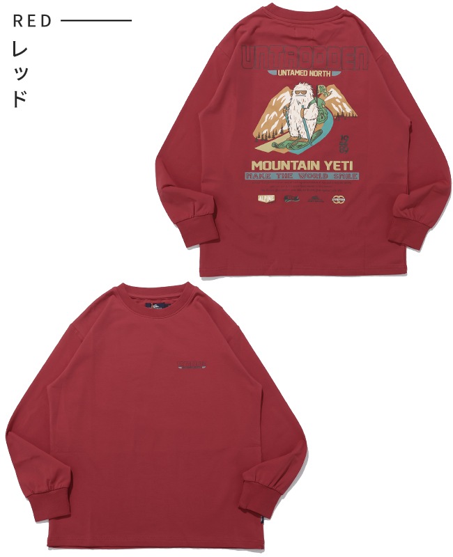 クリフメイヤー[公式] ストレッチ天竺プリントロンT(雪雄) KIDS J2615304