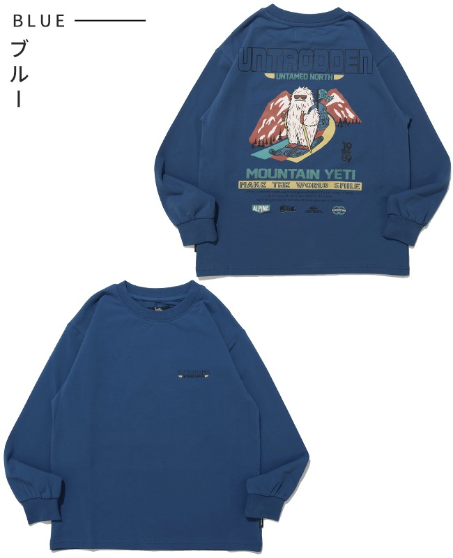 クリフメイヤー[公式] ストレッチ天竺プリントロンT(雪雄) KIDS J2615304