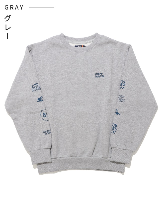 クリフメイヤー[公式] 裏起毛クルー(袖PT) KIDS J2627828