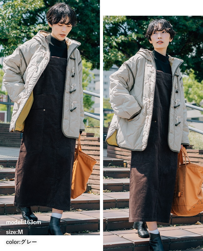 クリフメイヤー[公式] キルティングダッフルジャケット LADYS W2515123