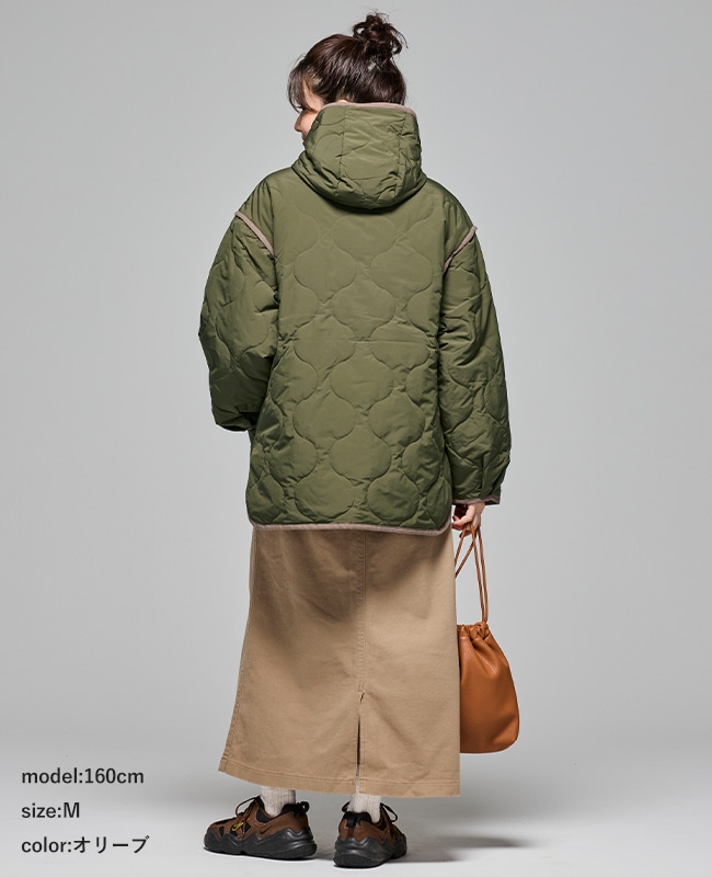 クリフメイヤー[公式] キルティングダッフルジャケット LADYS W2515123