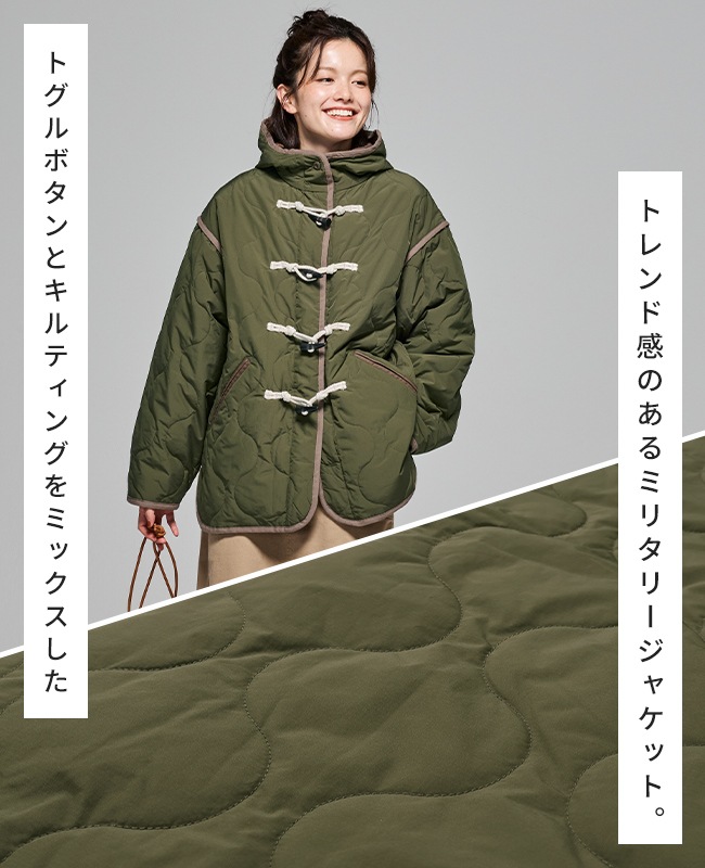 クリフメイヤー[公式] キルティングダッフルジャケット LADYS W2515123