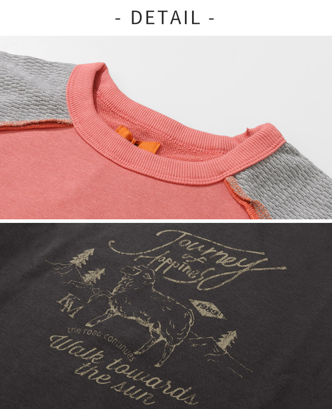 クリフメイヤー[公式] のび~る裏毛異素材切替スウェット LADYS W2537814