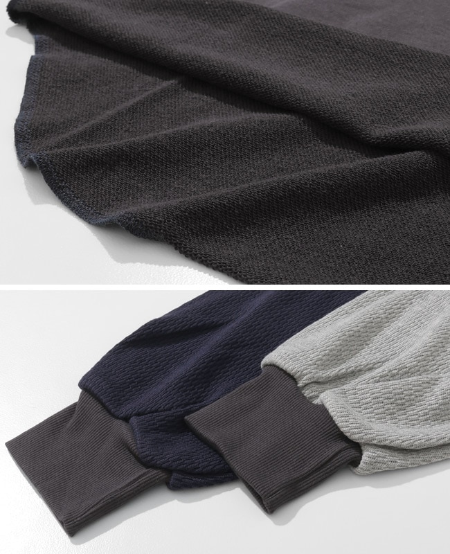 クリフメイヤー[公式] のび~る裏毛異素材切替スウェット LADYS W2537814