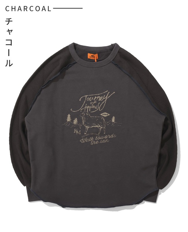 クリフメイヤー[公式] のび~る裏毛異素材切替スウェット LADYS W2537814