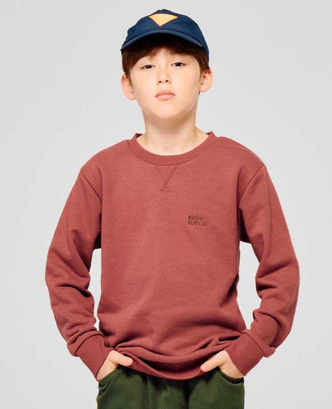 クリフメイヤー[公式] 裏毛プリントクルー（DOG） KIDS J2515302