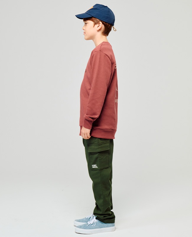 クリフメイヤー[公式] 裏毛プリントクルー（DOG） KIDS J2515302