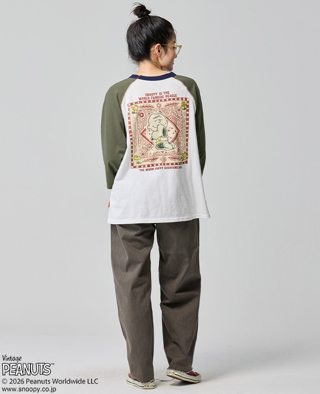 クリフメイヤー[公式] スヌーピー刺繍チュニックT LADYS W2537815