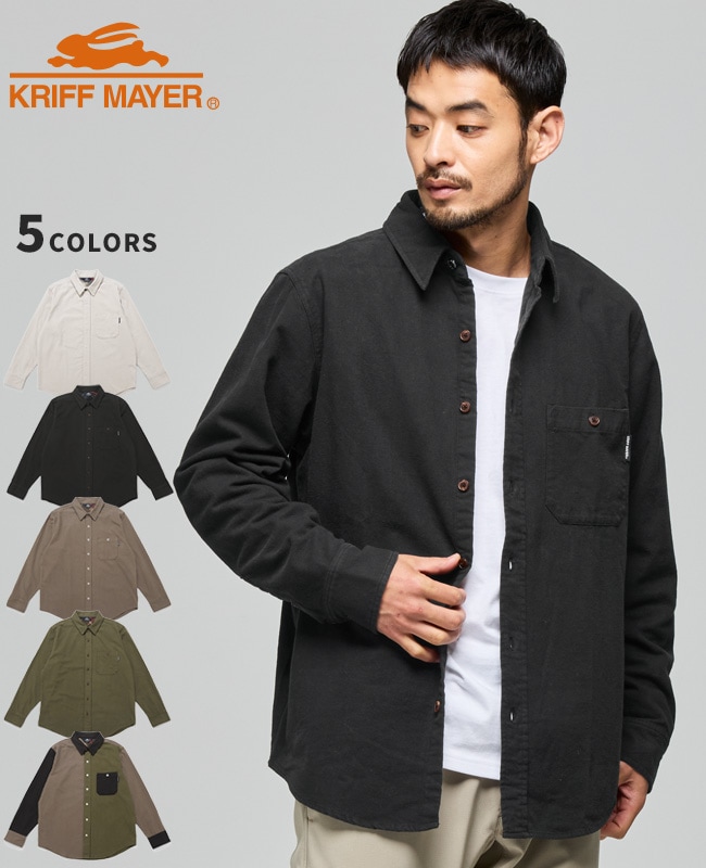 クリフメイヤー[公式] 無地ビエラシャツ MENS 2616301