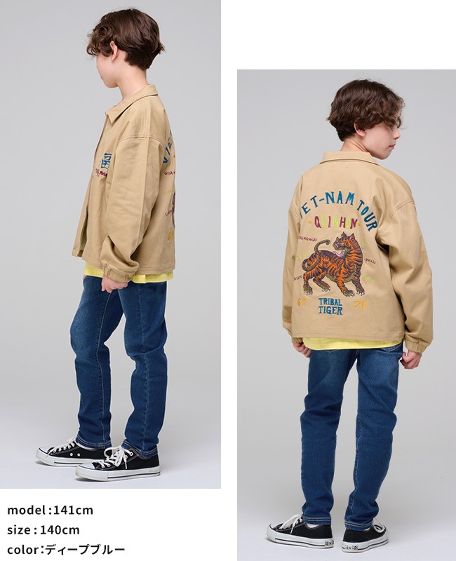 Fancyclubドットデニム クリフメイヤー[公式] シンマイニチデニム KIDS 2416406K | 企画