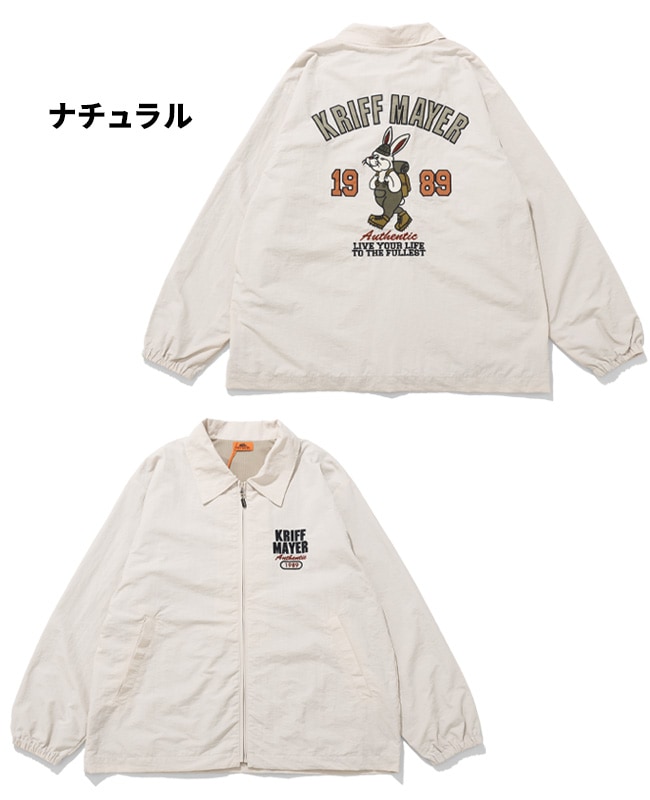 クリフメイヤー[公式] クリフラビット刺繍コーチジャケット MENS