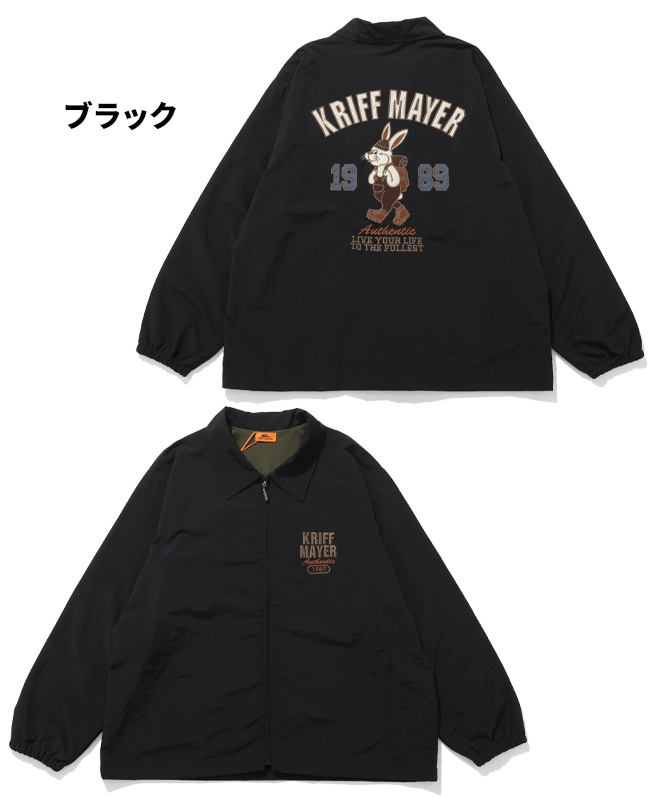 クリフメイヤー[公式] クリフラビット刺繍コーチジャケット MENS