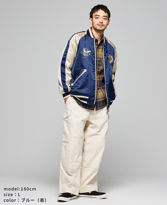 クリフメイヤー[公式] スーベニア刺繍ひっくりスカジャン MENS 2515102