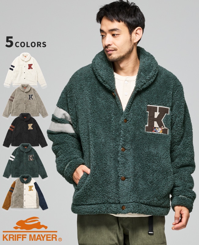 クリフメイヤー[公式] シャギーボアレタードジャケット MENS 2514401