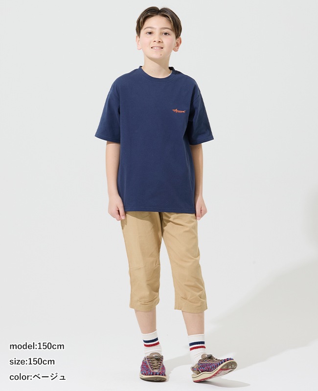 クリフメイヤー[公式] 涼綿ドビーメッシュクロップド KIDS J2546401
