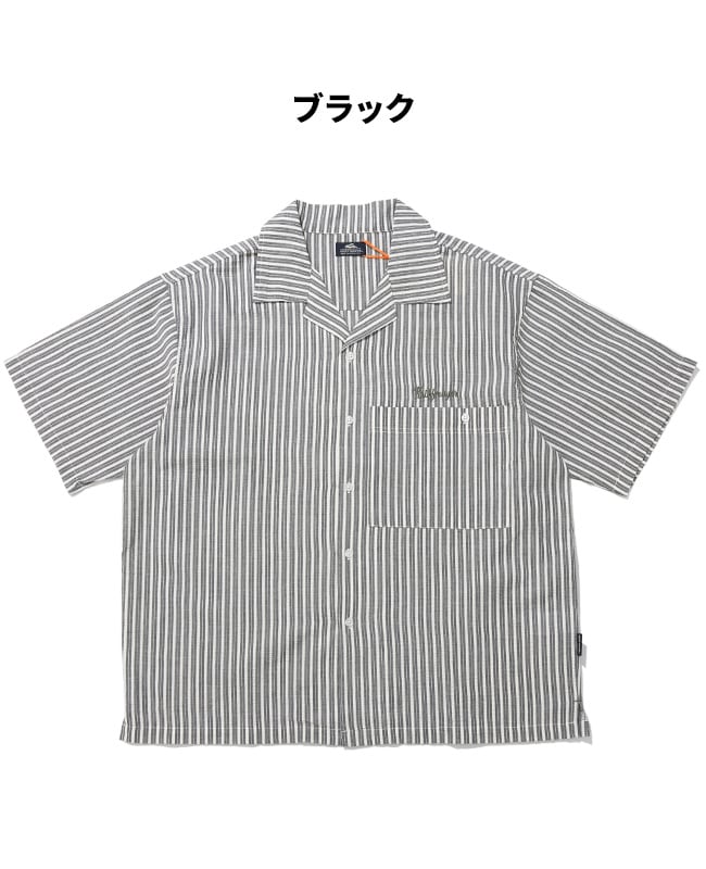 クリフメイヤー[公式] シアサッカー半袖開襟シャツ MENS 2557801