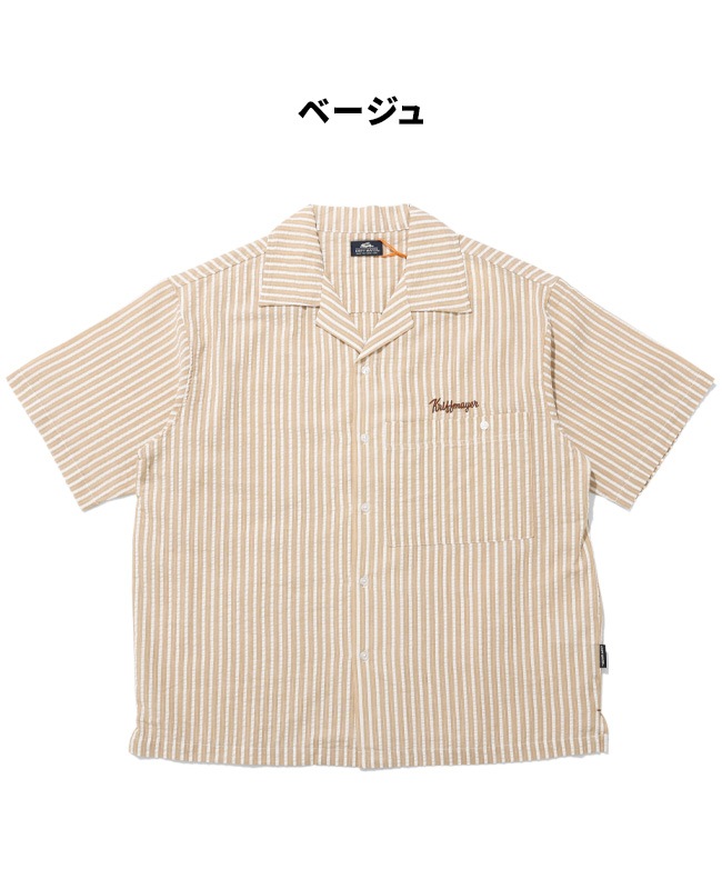クリフメイヤー[公式] シアサッカー半袖開襟シャツ MENS 2557801