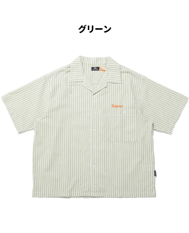 クリフメイヤー[公式] シアサッカー半袖開襟シャツ MENS 2557801