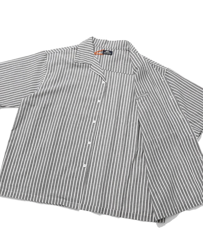 クリフメイヤー[公式] シアサッカー半袖開襟シャツ MENS 2557801