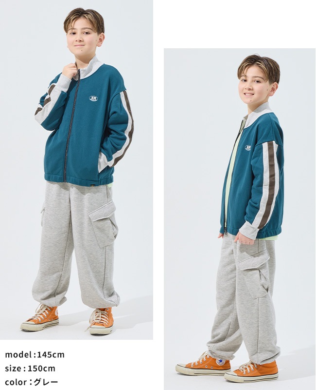 クリフメイヤー[公式] 楽々ゆったりカーゴパンツ KIDS J2537842