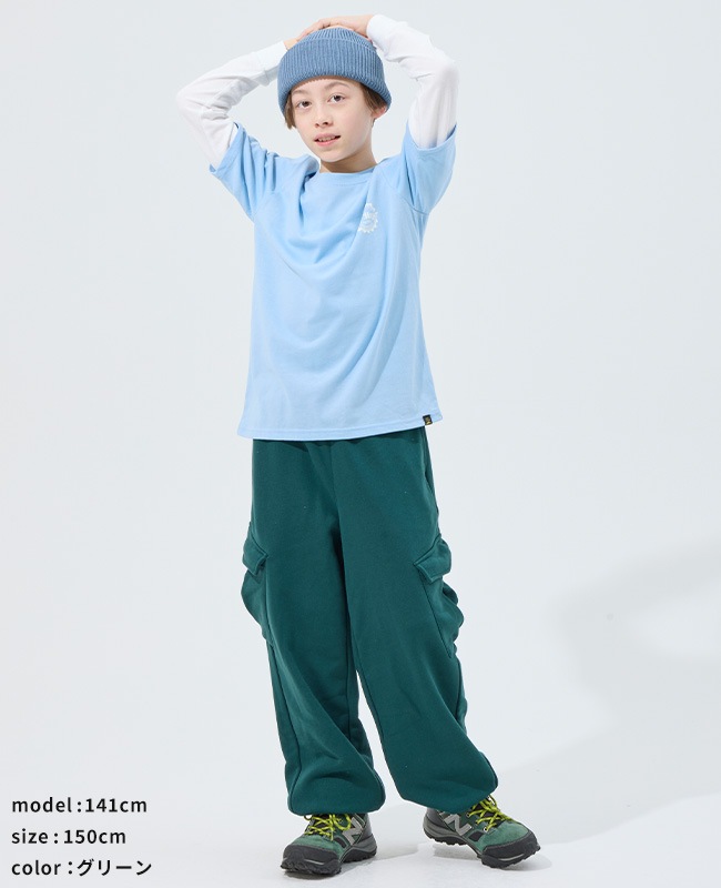クリフメイヤー[公式] 楽々ゆったりカーゴパンツ KIDS J2537842