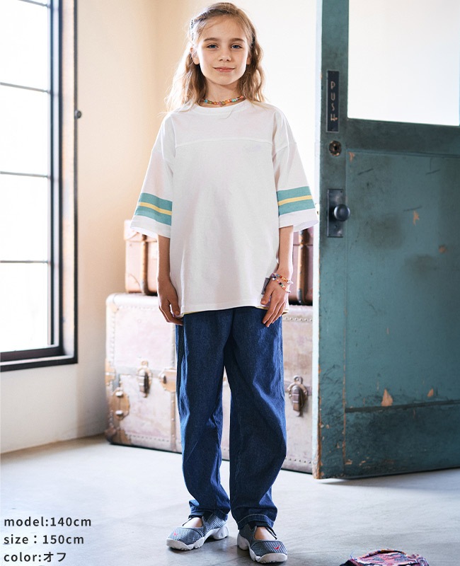 クリフメイヤー[公式] クリーネス袖ラインT KIDS J2547838