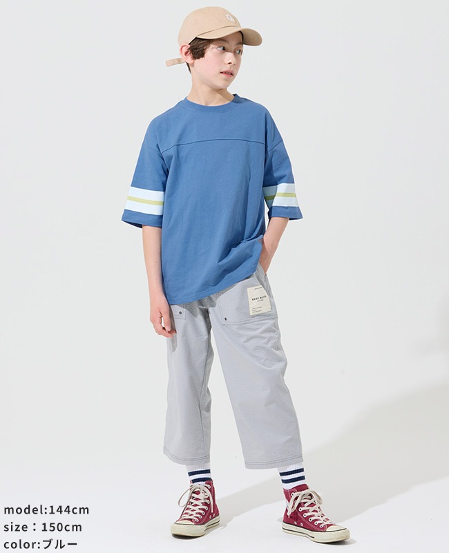 クリフメイヤー[公式] クリーネス袖ラインT KIDS J2547838