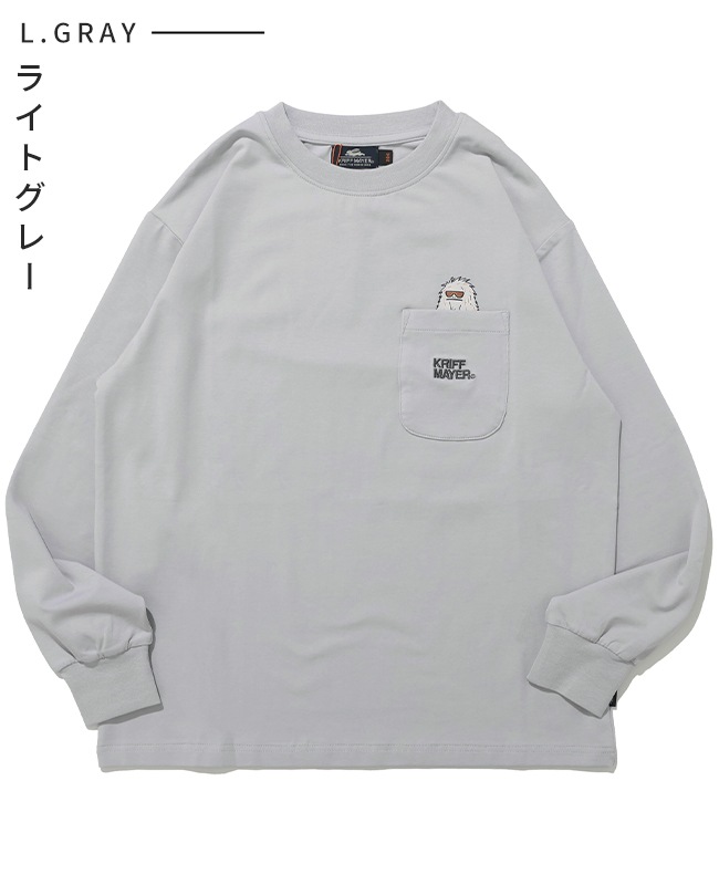 クリフメイヤー[公式] ストレッチ天竺ポケットロンT(雪雄) KIDS J2615306