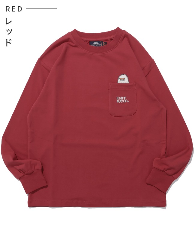 クリフメイヤー[公式] ストレッチ天竺ポケットロンT(雪雄) KIDS J2615306