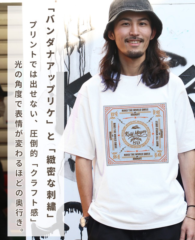 クリフメイヤー[公式] クラフト刺繍T(バンダナ) MENS 2557203