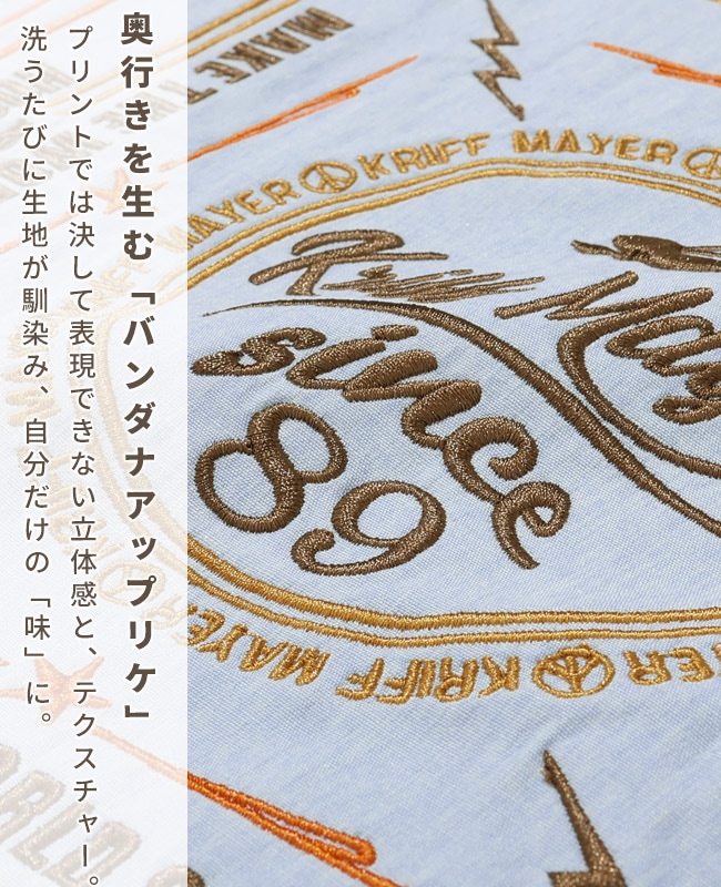 クリフメイヤー[公式] クラフト刺繍T(バンダナ) MENS 2557203