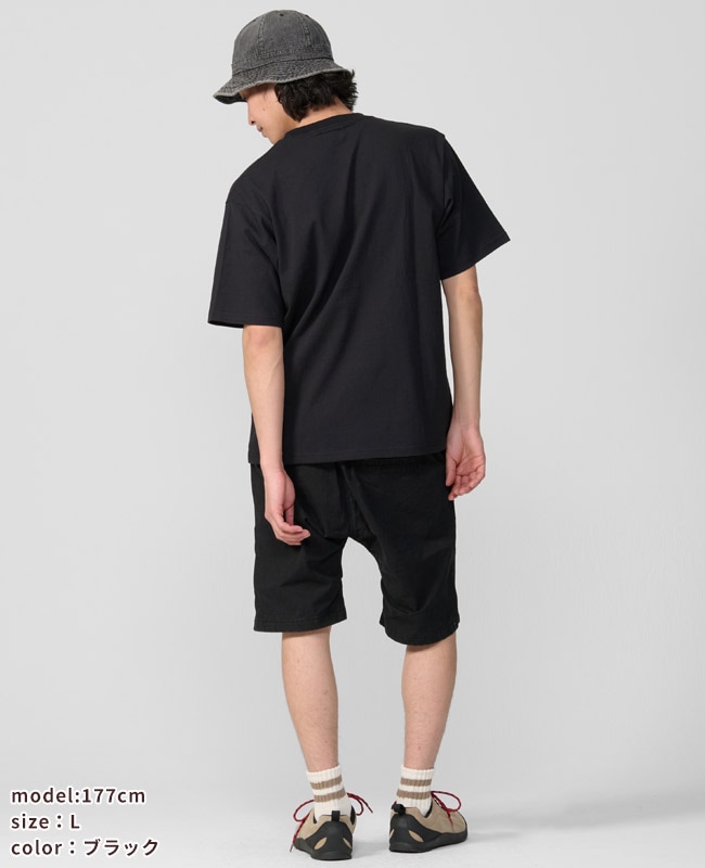 黒 Mサイズ TシャツとＬサイズショーツセット、バンダナセット クリフメイヤー[公式] クラフト刺繍T(バンダナ) MENS 2557203 | MENS