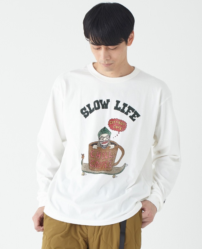 クリフメイヤー[公式] チルタイムロンT(コーヒー) MENS 2417809
