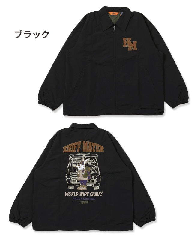 クリフメイヤー[公式] キャンプラビット刺繍コーチジャケット 2417804