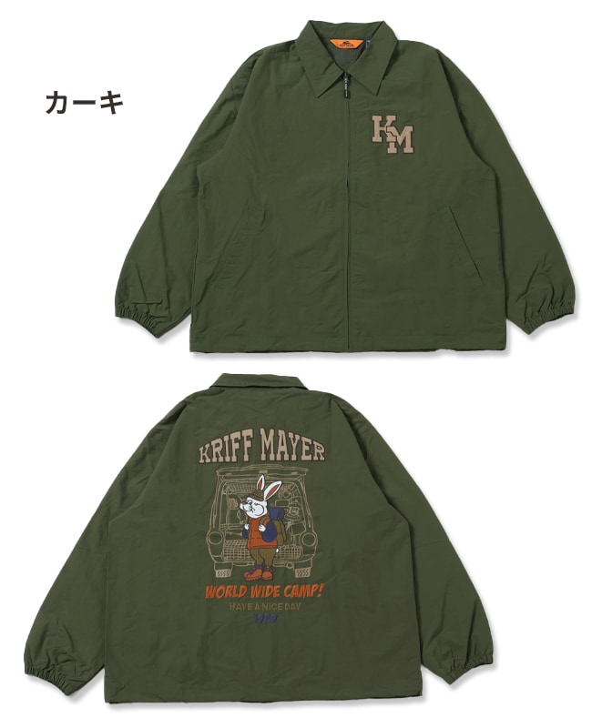 クリフメイヤー[公式] キャンプラビット刺繍コーチジャケット 2417804
