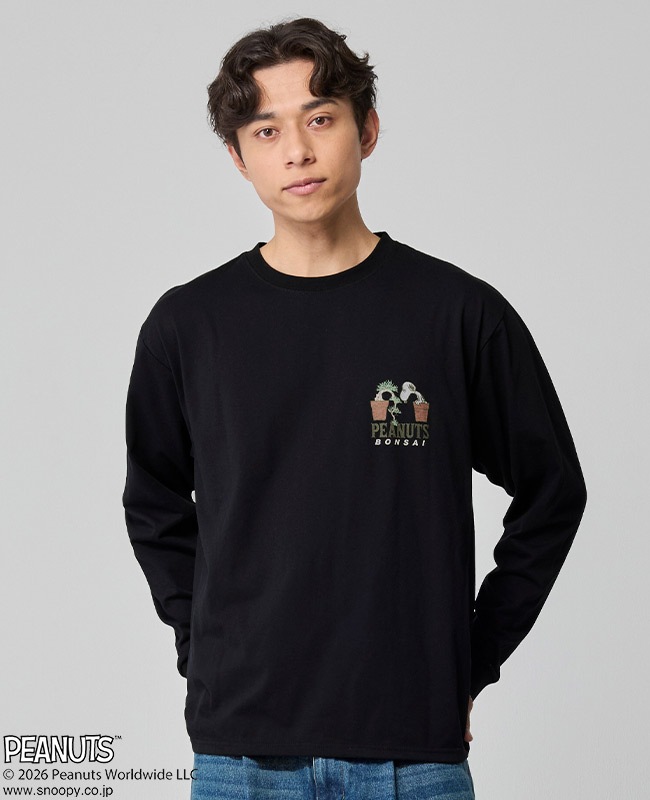 クリフメイヤー[公式] スヌーピー刺繍ロンT(盆栽) MENS 2537808