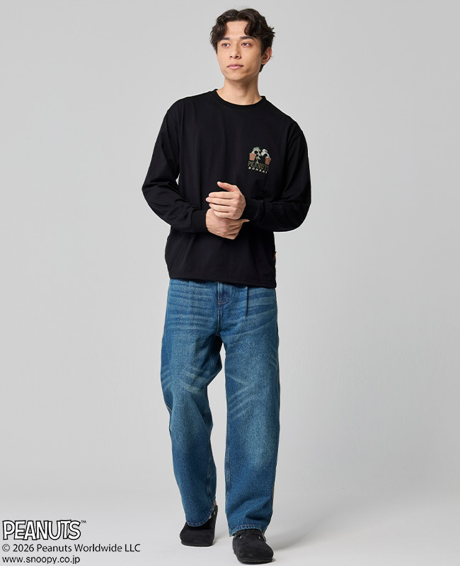 クリフメイヤー[公式] スヌーピー刺繍ロンT(盆栽) MENS 2537808