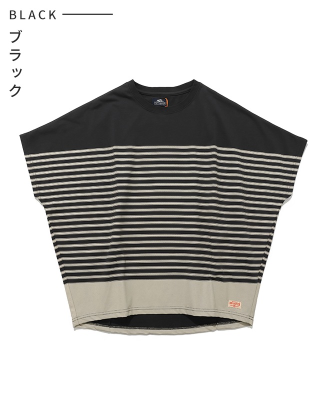 クリフメイヤー[公式] COOL MAXコクーンボーダーTシャツ LADYS W2547815
