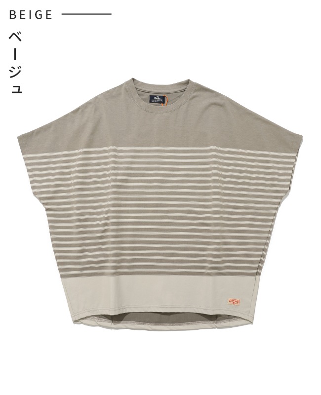 クリフメイヤー[公式] COOL MAXコクーンボーダーTシャツ LADYS W2547815