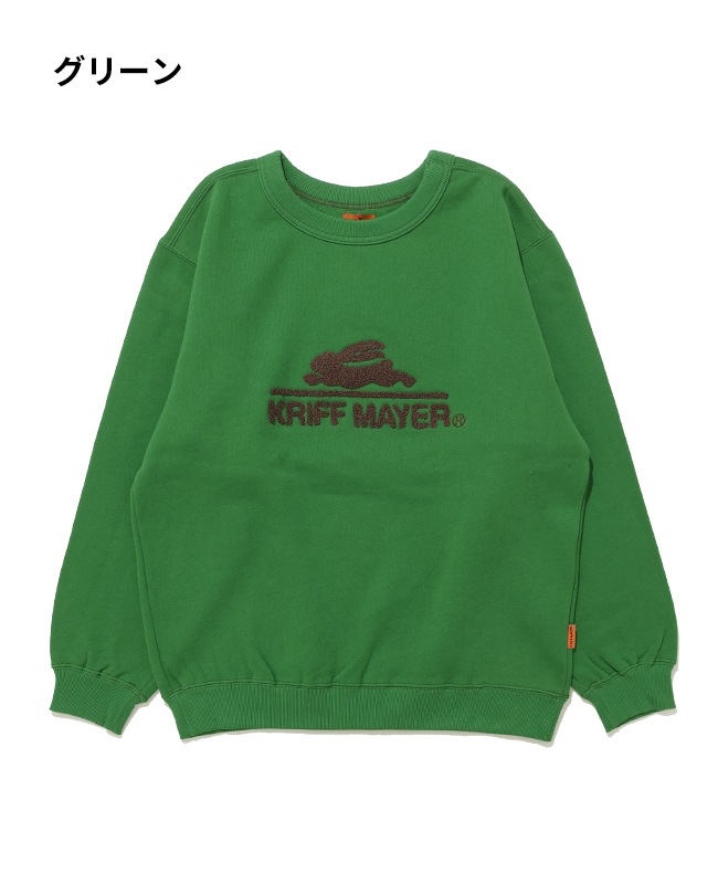 うらたぬ様さ専用☆新品☆ Golfickers クールネックスウェット深緑 Ｍ☆ クリフメイヤー[公式] サガラ刺繍裏起毛クルー(ロゴ) 2523103 | MENS