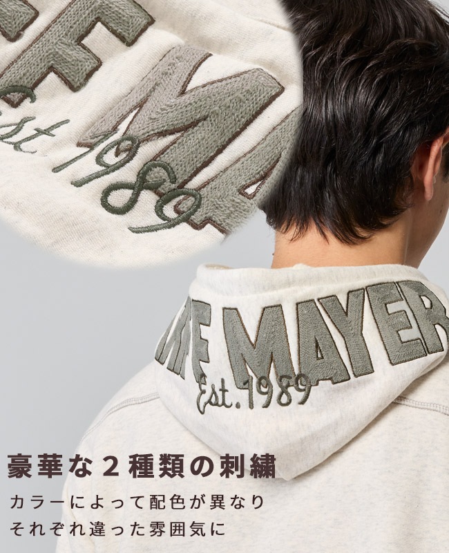 クリフメイヤー[公式] のび~る裏毛フード刺繍パーカー MENS 2537802