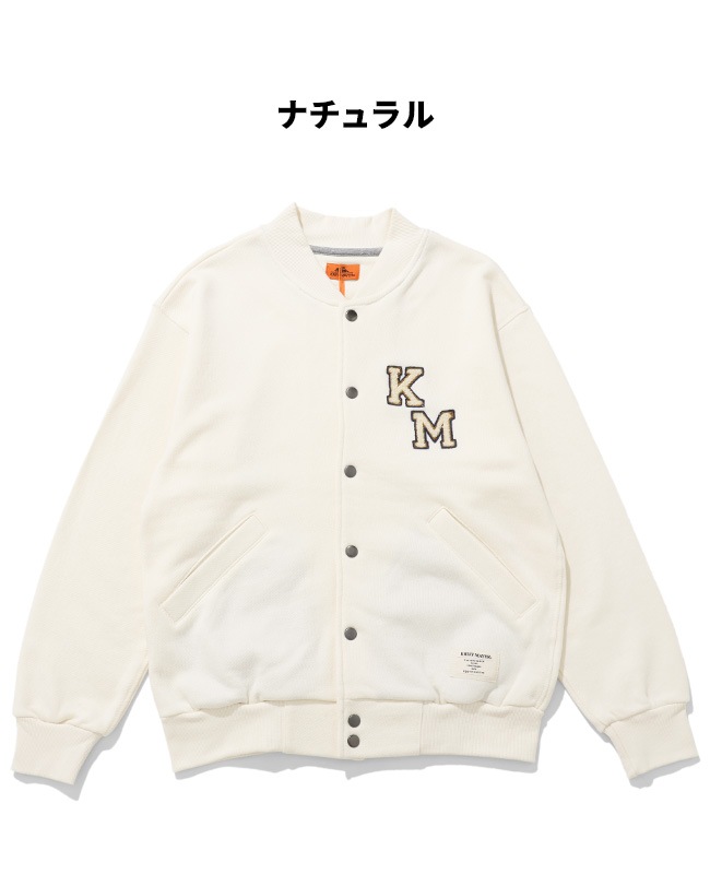 クリフメイヤー[公式] ざっくり裏毛刺繍スナップカーデ MENS 2517804