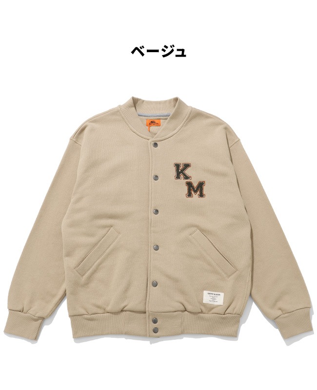 クリフメイヤー[公式] ざっくり裏毛刺繍スナップカーデ MENS 2517804