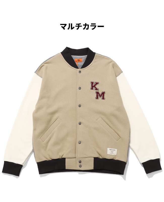 クリフメイヤー[公式] ざっくり裏毛刺繍スナップカーデ MENS 2517804