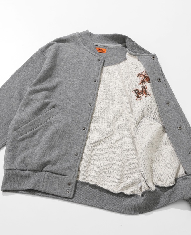 クリフメイヤー[公式] ざっくり裏毛刺繍スナップカーデ MENS 2517804