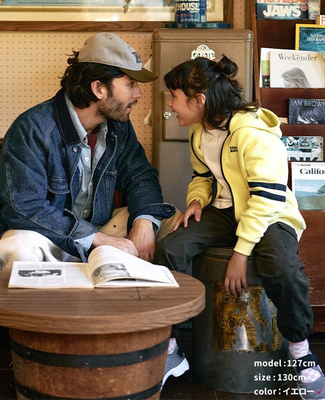 クリフメイヤー[公式] あたたか袖ラインパーカー KIDS J2527836